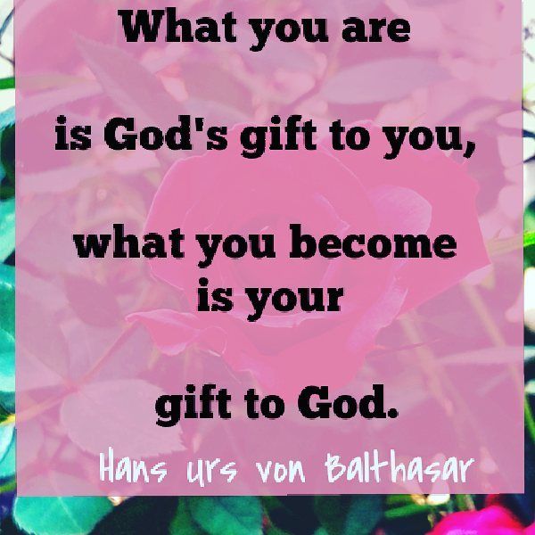 The intangible gift in the form of gift from God