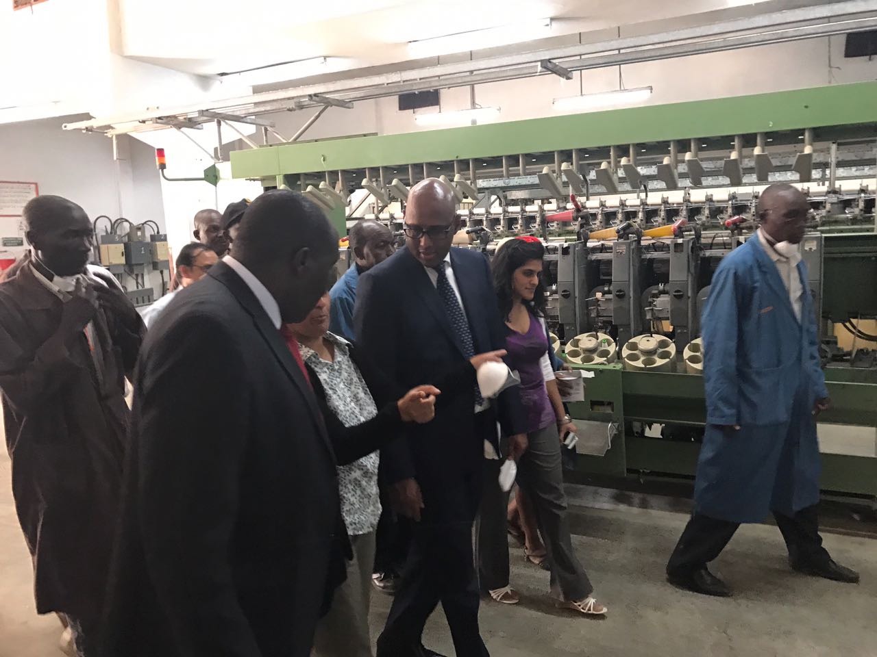 CS Adan Mohamed on Twitter "Paying a courtesy call to Thika Cloth