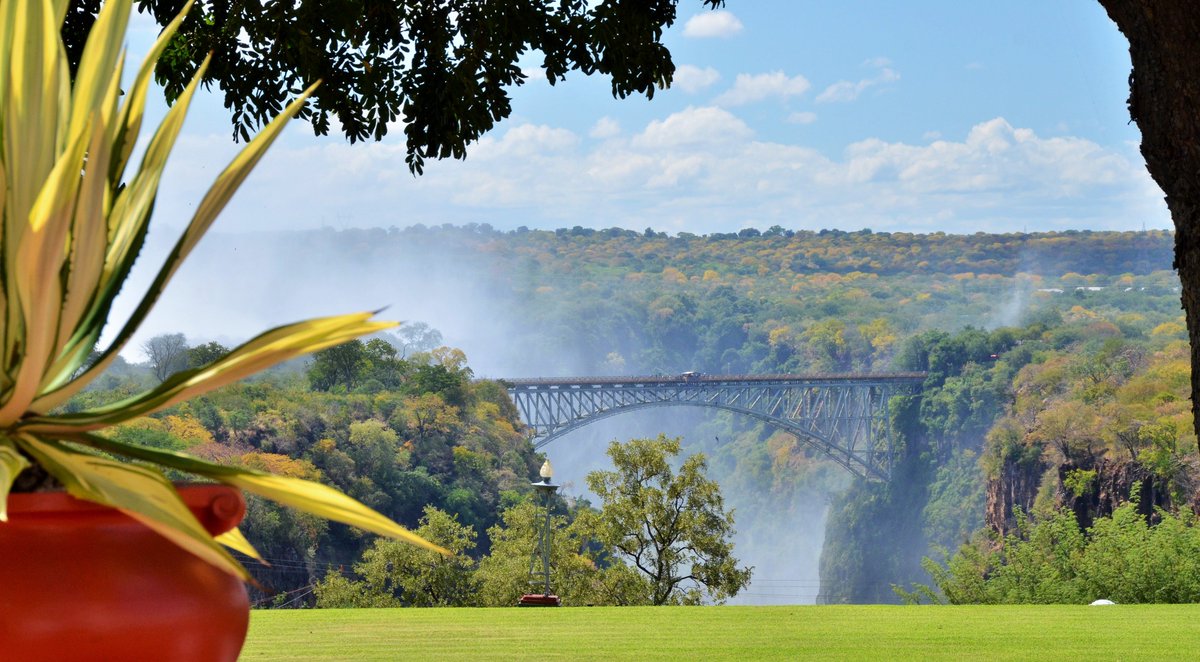 The iconic Victoria Falls Hotel is just 10 minutes’ walk from  the  spectacular sight of the Victoria Falls#iconichotel#victoriafalls