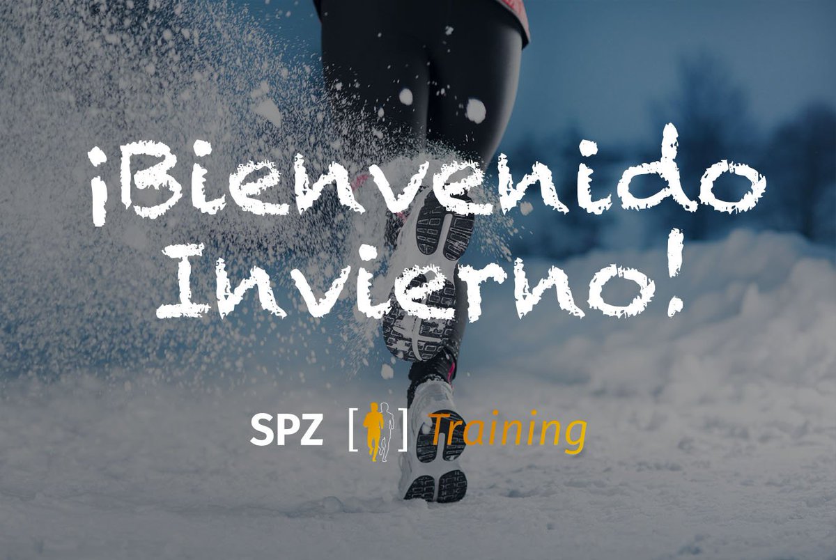 ¡Buenos y fríos días! Hoy empieza el invierno y desde #SPZtraining le damos la bienvenida con muchas ganas!😃#SPZtraining #bienvenidoinvierno