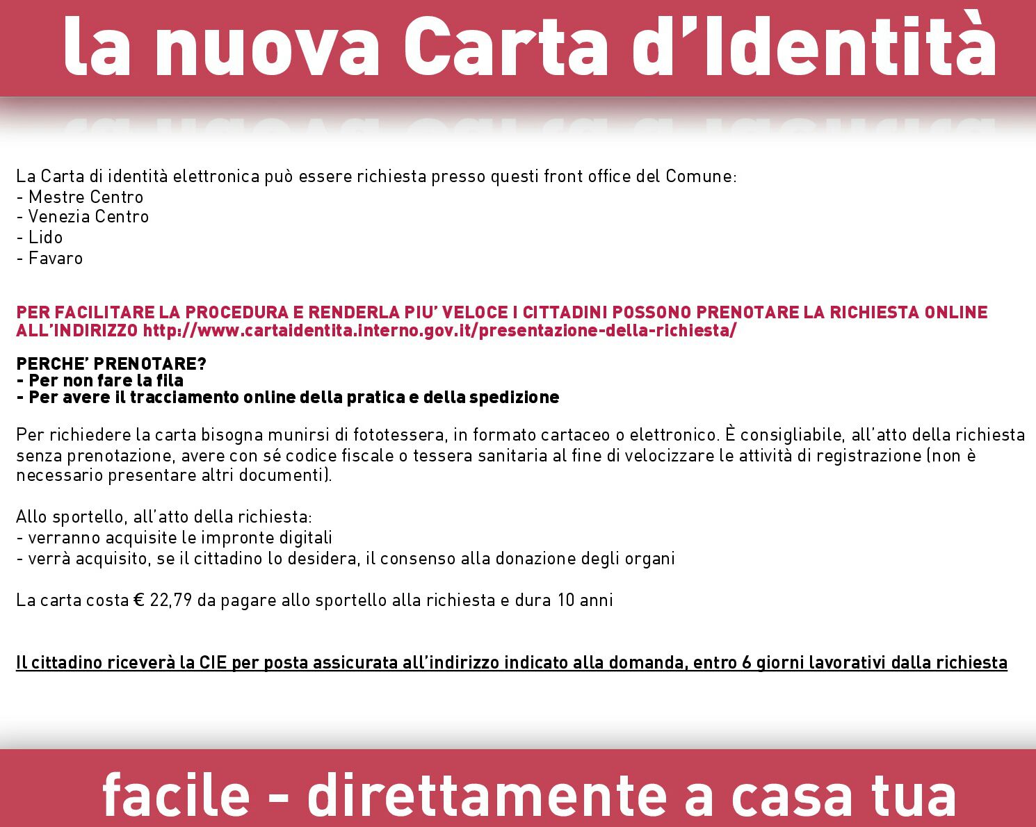 Comune Di Venezia A Twitteren Al Via A Venezia La Carta D