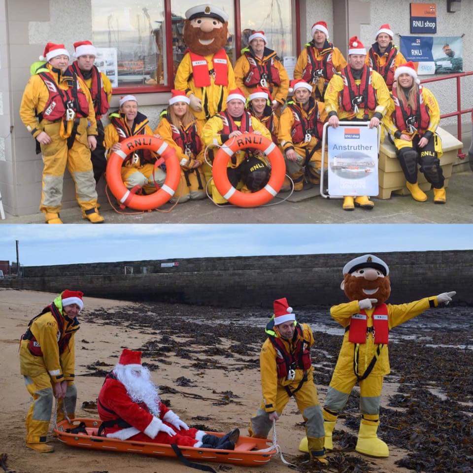 4 #LifeboatSleepsTillSanta A big thank you to all our hardworking shop volunteers at #AnstrutherRNLI for your tremendous efforts in 2016 👍🏽