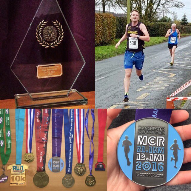 CHR1stOPHER_W's tweet photo. My personal moment of the year is winning Club Performance of the Year for 86:13 half marathon and 18:58 5k times. #bbcsportsday https://t.co/DfVX6g1mdF