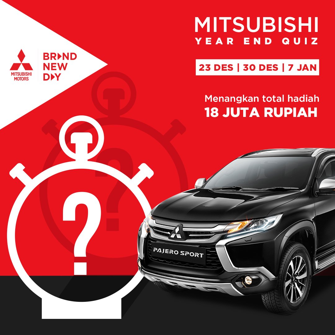 Mau hadiah total Rp 18 juta rupiah?? Yuk ikutan Year End Quiz pada Jumat ini, 23 Desember 2016!