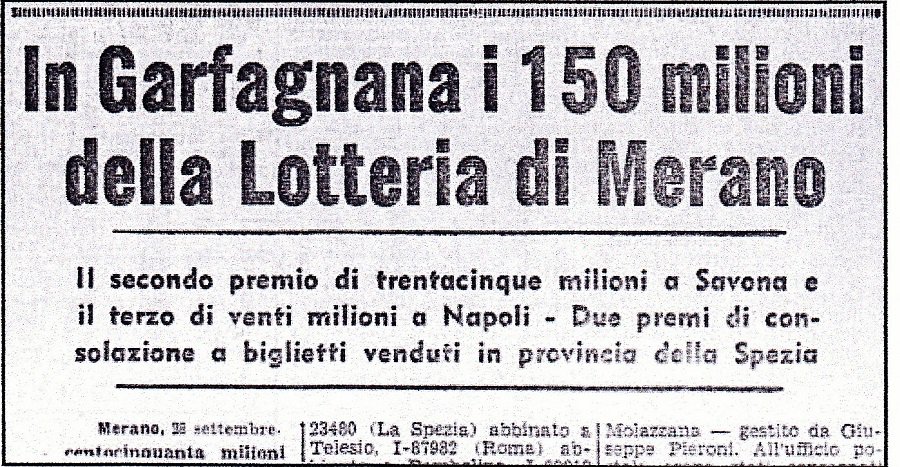 paolomarzi1971's tweet photo. Garfagnana milionaria: quando la Dea bendata si fermò a Sassi https://t.co/lYMO3VNfPc https://t.co/vrCBkp31Fc