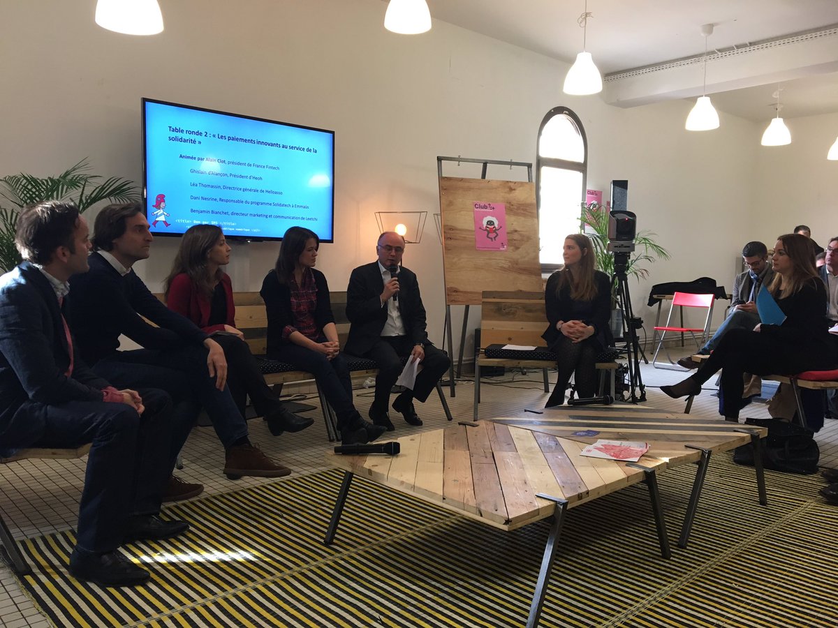TechfugeesFR's tweet photo. .@helloasso @Leetchiweb @emmaus_france @FranceFintech talk about innovative payment for solidarity. Great event. #fintech  #donparsms https://t.co/MDv7MLfqYv