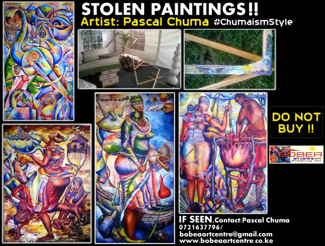 ChumaismStyle's tweet photo. THIEVES DID NOT RESSIST THE TEMPTATION. #DontBuy #StolenPaintings #ArtLovers #ContemporaryArt  #ArtCollectors  #ArtMuseums #ChumaismStyle https://t.co/sGLNT8cOst