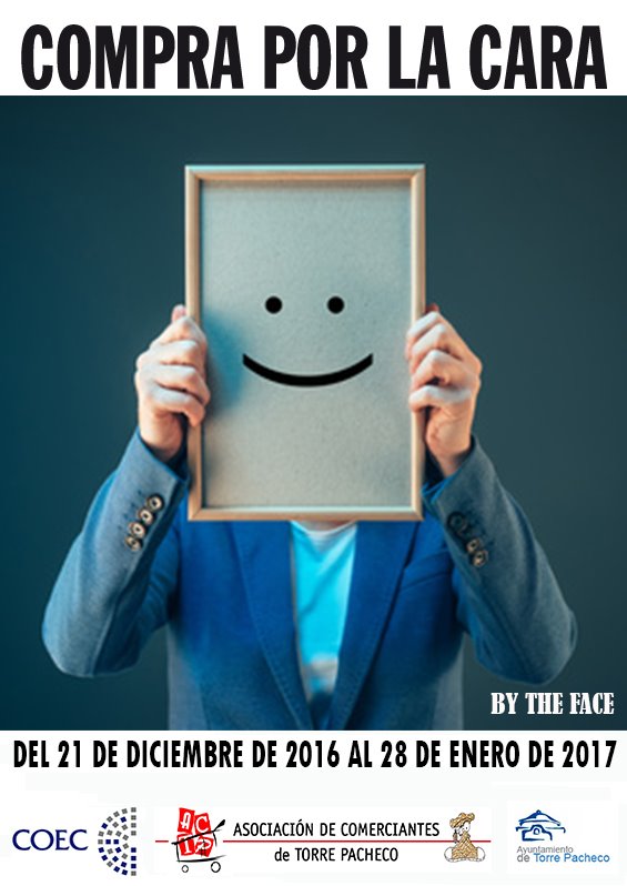 coectp's tweet photo. ¡¡¡DEL 21 DE DICIEMBRE AL 28 DE ENERO COMPRA EN TORRE PACHECO...POR LA CARA!!!! @COEC_es @TPacheco_Ayto https://t.co/bArEx0MnlR