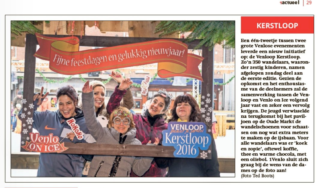 Een mooie samenvatting van de allereerste #VenloopKerstloop wat ons betreft! <a href="/Venloonice/">Venlo On Ice</a>