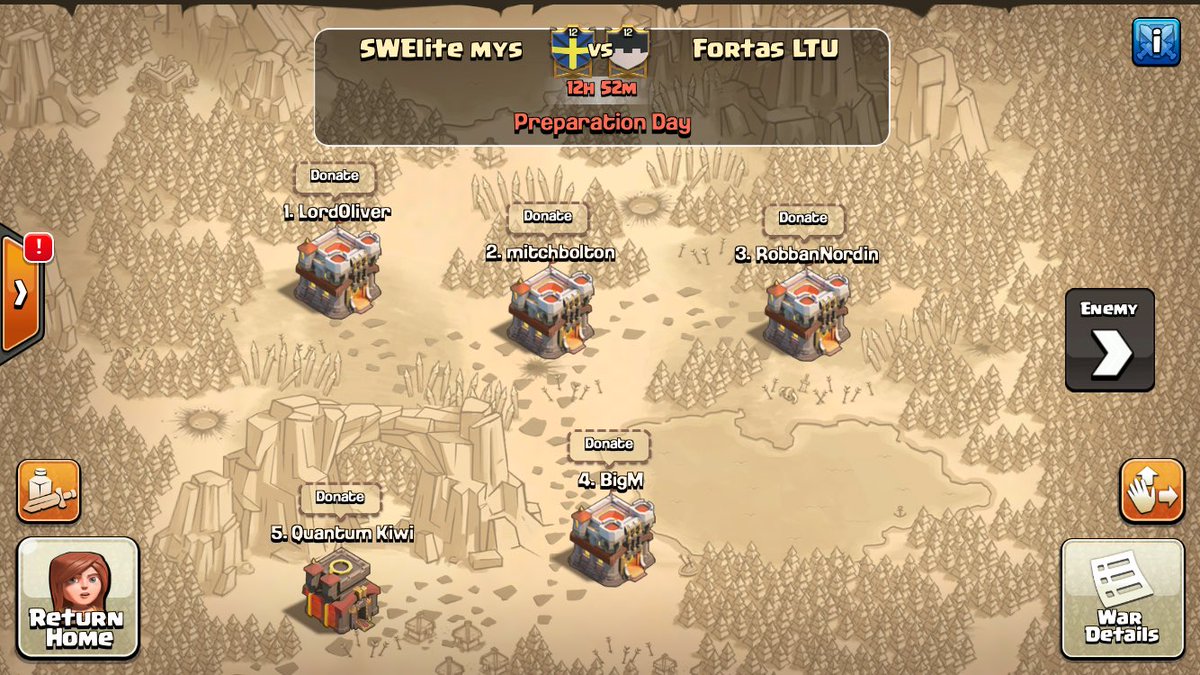 Week after @ClanWarLeague we meet again. This time in <a href="/cocpotluck/">CoCPotluck</a> 👍 Let's have at it and both be better on our th9 s <a href="/Fortas_LTU/">Fortas LTU</a>  Good Luck🤣