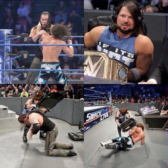 wwe_matter's tweet photo. ♥ @HEELZiggler vs. @BaronCorbinWWE ended in a Double Count-Out @WWE #SDLive ♥#AJStyles #RT #FF #FOLLOW https://t.co/dLEVw7wNGR