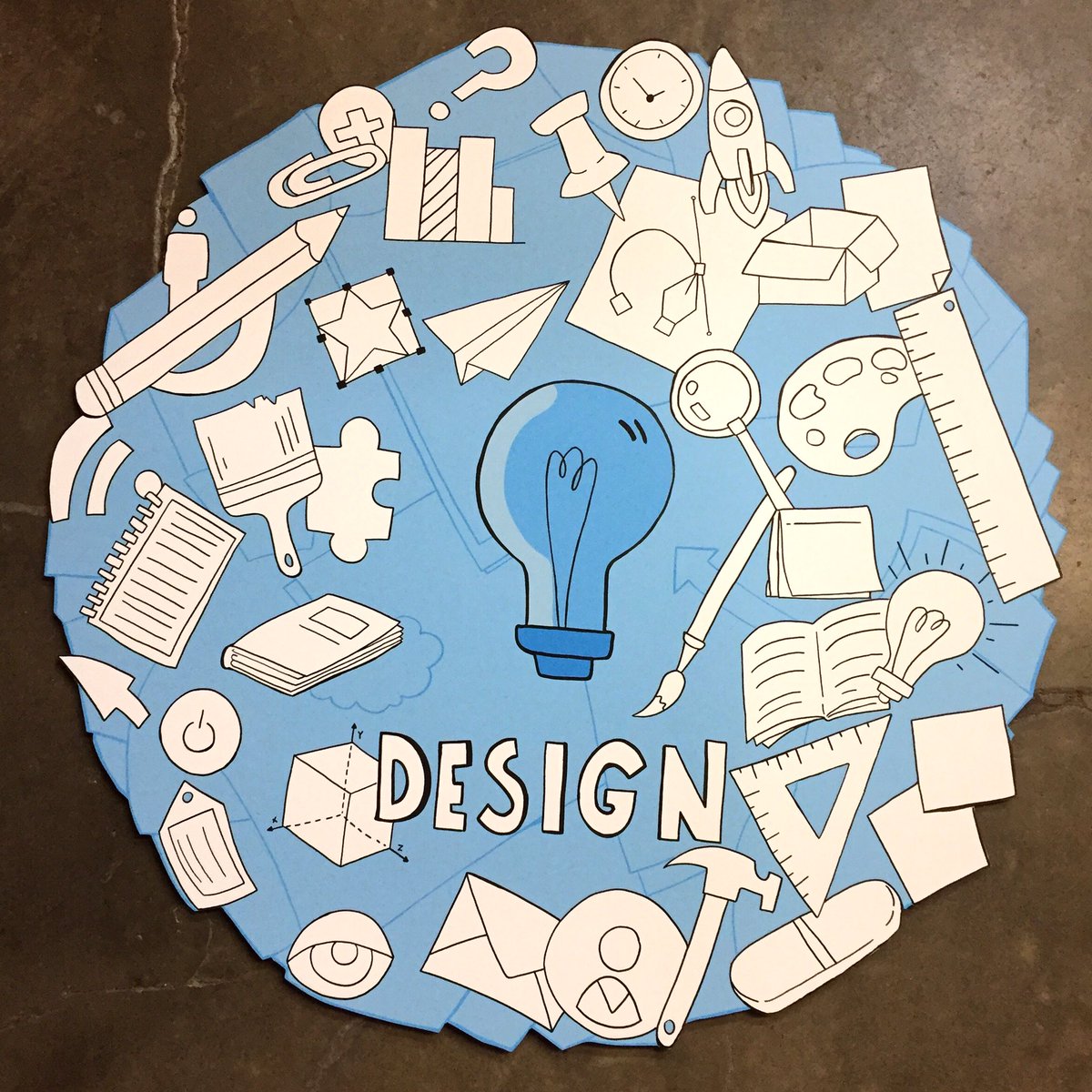 Panel #1 for <a href="/MakeSchool/">Make School</a> #design #art #wallandwall #mural #illustration #panel #tech #idea