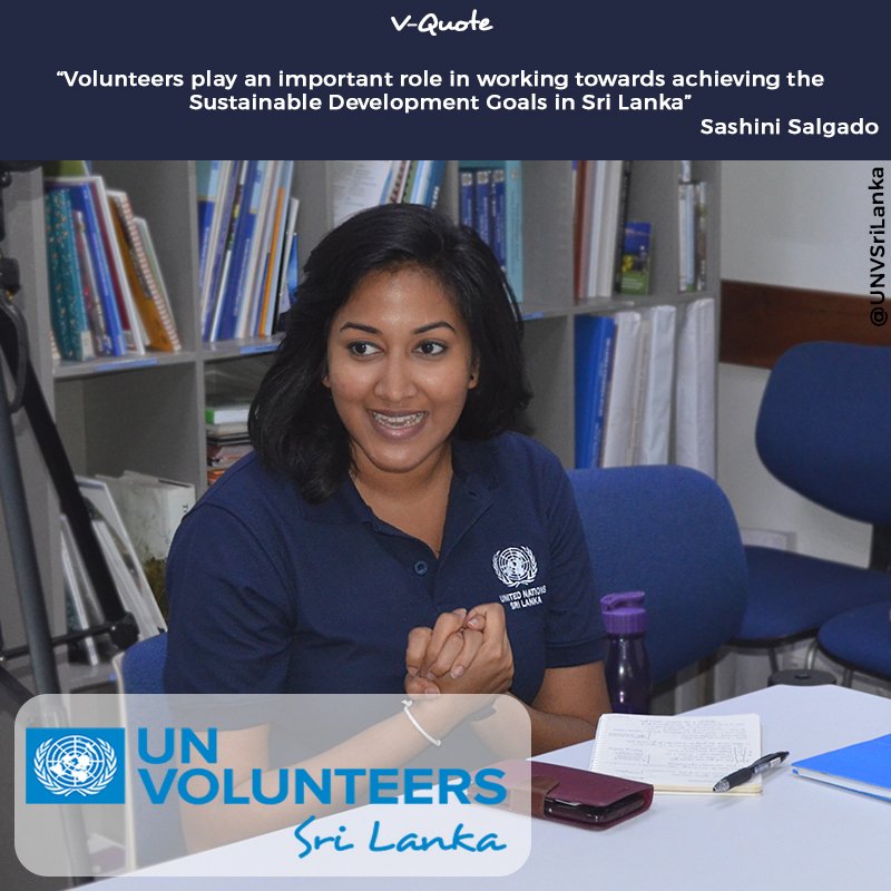 UNVSriLanka's tweet photo. Today's #VQuote is from #UNVolunteer Sashini
#SDGs #UNV #UNVSriLanka #UNSriLanka https://t.co/gtFBjZnqbO
