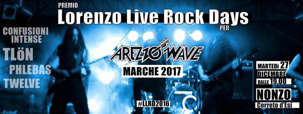 LorenzoLRock's tweet photo. https://t.co/5MSejLOav4
๐ถ๐ถ27.12 #CerretodEsi il #LLRD16 torna a regalarci ottima musica!๐ถ๐ถ
#MarcheInMusica #ConcertiMarche #EventiMarche https://t.co/4bYCGXfVT6