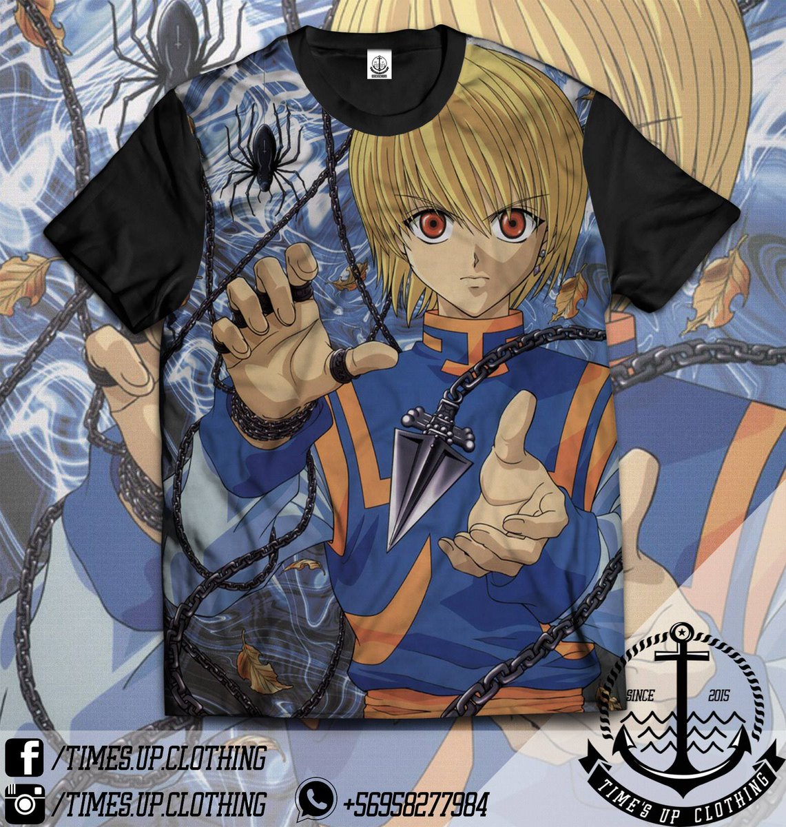 TimesUpClothing's tweet photo. Poleras  Hunter x Hunter 15.000 #BievenidoVerano  En nuestras redes sociales encontraras muchos mas diseños :D  #FelizMiercoles #cazadorx https://t.co/knaLVPZBsf