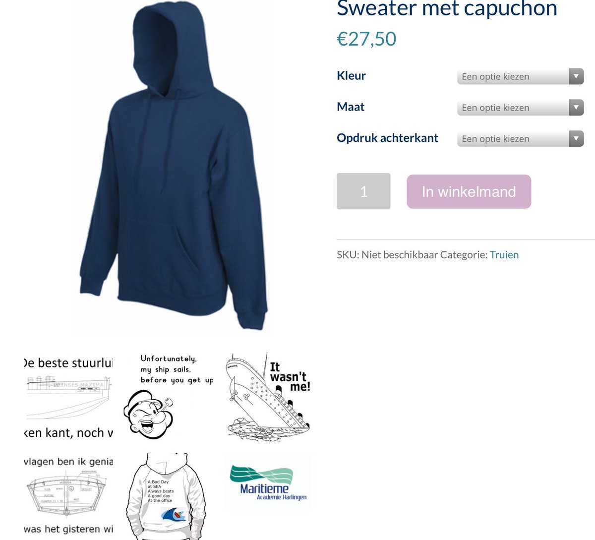 Koud? Jullie kunnen sweaters/polo's/t-shirts bestellen van de @maritieme academie Harlingen. Ga hiervoor naar maritiemeacademieharlingen.nl/webshop #doen