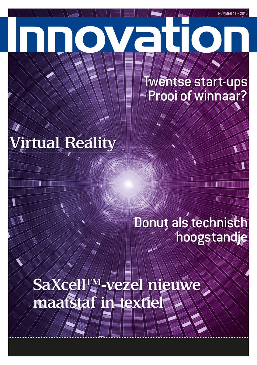 NIEUW: Innovation 2e editie 2016 staat vol met verhalen over innovatie &amp; ondernemerschap. Blader hier gratis door: ow.ly/7Vlq307kESk