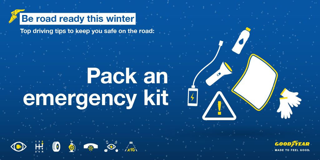 goodyear_uk's tweet photo. Nearly a quarter of motorists say they have previously broken down over Christmas. Always be prepared #askGoodyear https://t.co/i87AgtARWB