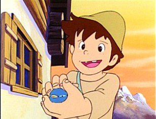 葵月 アルプスの少女ハイジ のペーターとゼーゼマンさんが絡み合うギャグ本 初めて買った同人誌