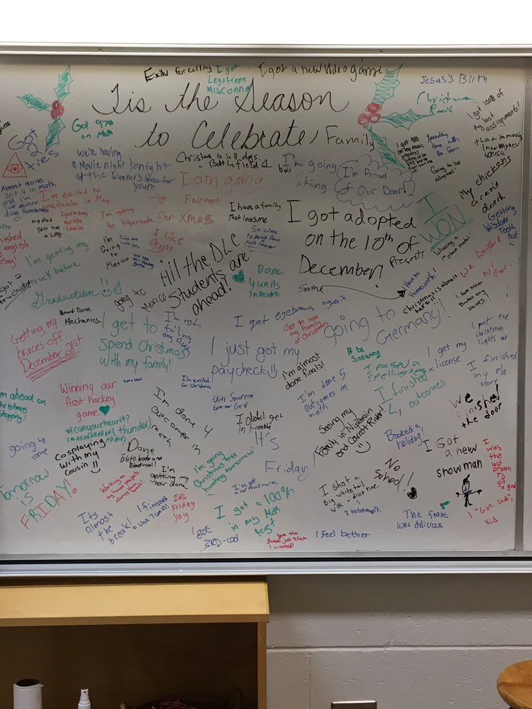 Beechy DLC students celebrate in December! #readyforvacation #blazerpride #success