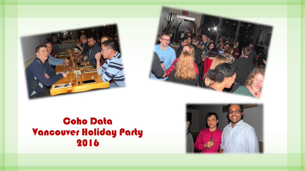 cohodata's tweet photo. The Vancouver team had a great time celebrating the holidays. Cheers to a great holiday season! #TeamCoho https://t.co/VZVhvnpGI9