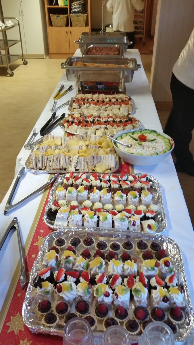 Yummy! Delicious festive treats for the #Ballynoe #christmasparty from new head chef Bala and his team!