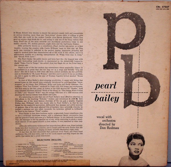 karyobin014's tweet photo. #PearlBailey – Pearl Bailey   Coral(US) – CRL 57037  1957
https://t.co/Bh9uCf3yTv #Jazz
Conductor – #DonRedman https://t.co/ymsW9uZoQ8