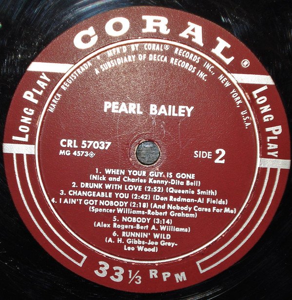 karyobin014's tweet photo. #PearlBailey – Pearl Bailey   Coral(US) – CRL 57037  1957
https://t.co/Bh9uCf3yTv #Jazz
Conductor – #DonRedman https://t.co/ymsW9uZoQ8