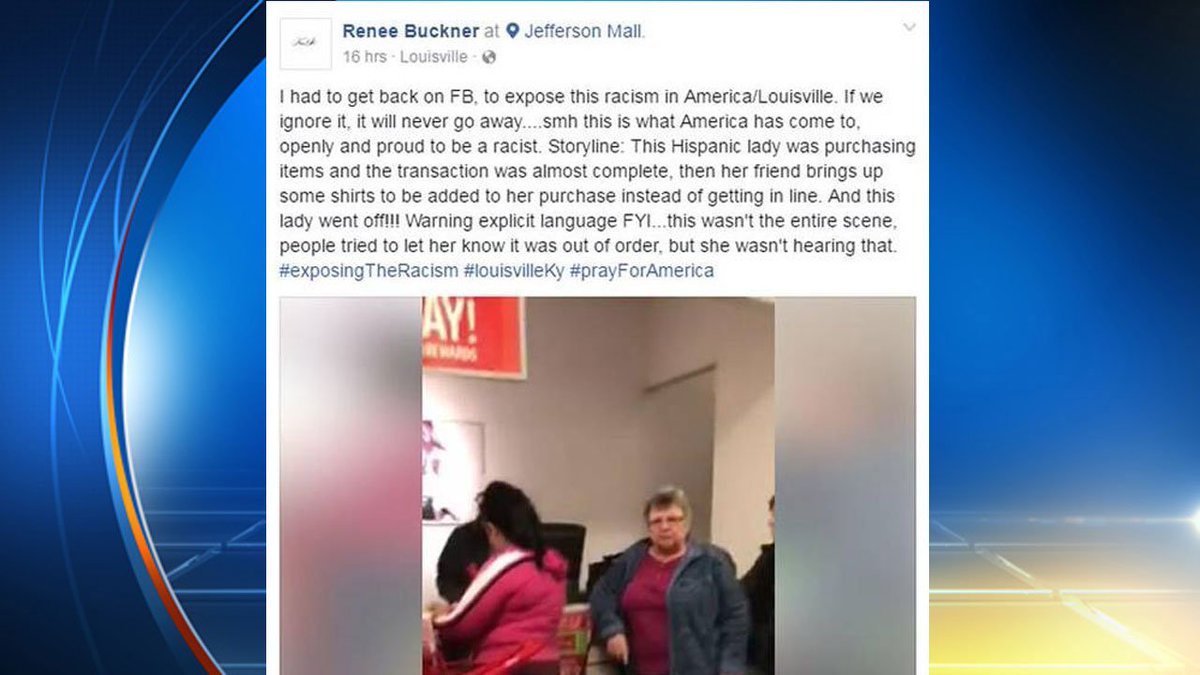 Woman's racist rant while Christmas shopping goes viral bit.ly/2i1kS86 https://t.co/FpCEVtAXzF