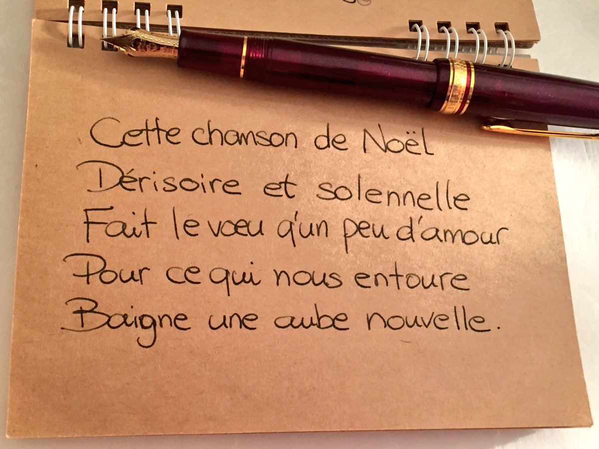 dazzling_dusk's tweet image. #手書きクリスマスソング #手書きツイート #PierreBarouh #Noel #手書き歌詞