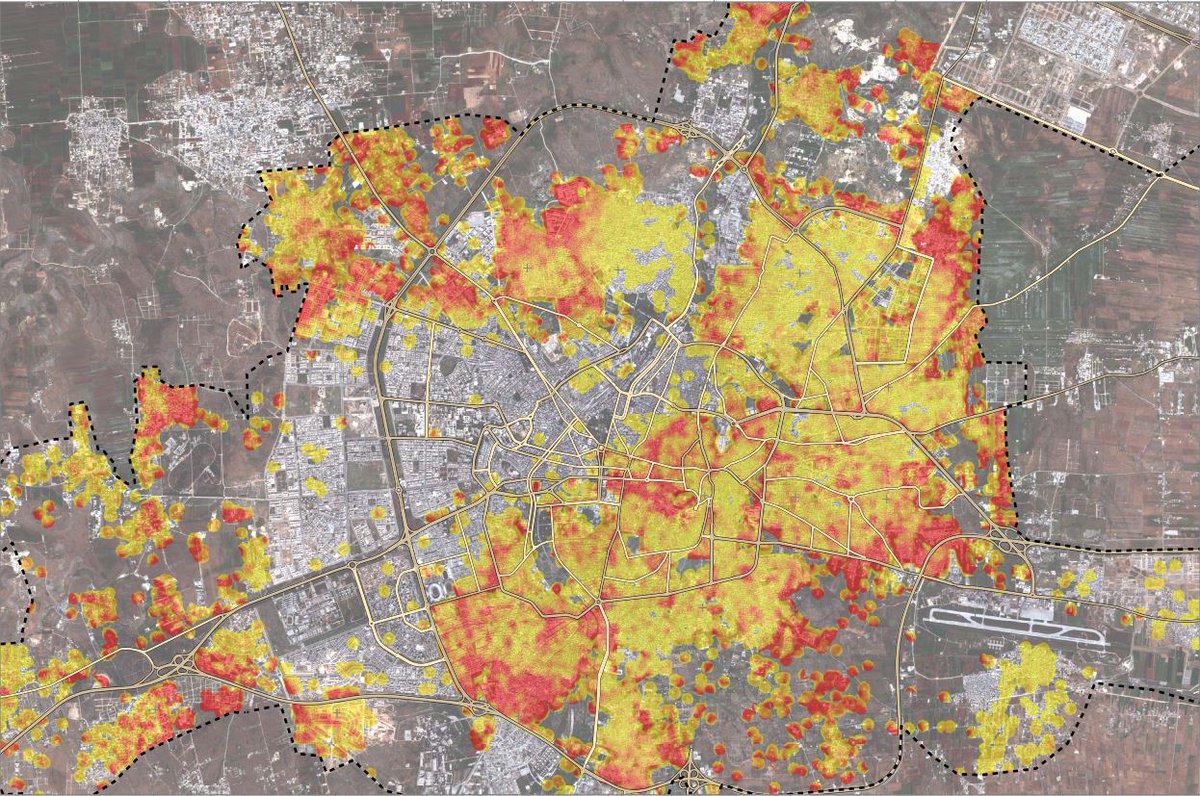 OleSolvang's tweet photo. UNOSAT: Extent of damage to #Aleppo of 4+ years of war. https://t.co/n9GJX2DOnC https://t.co/Ufmo0y0S0y