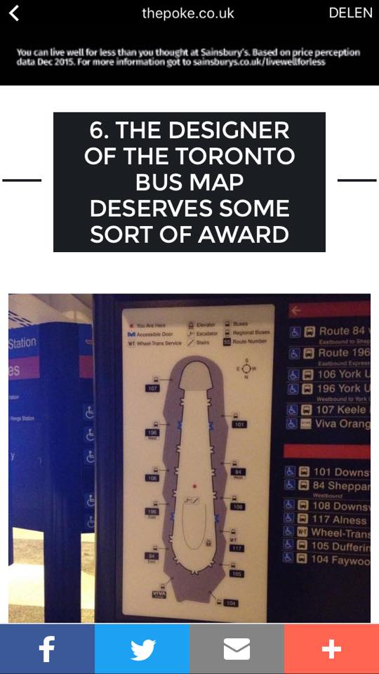 lecartographe's tweet image. Mmmm ! :) #Toronto #BusMap #MapArt