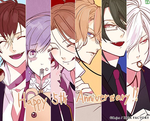 Rejetインフォ Rt達成のご褒美 Diabolik Lovers Resurrection Night 復刻 ドs吸血ラジオrt企画 1000rt達成 5周年記念イラストを公開 サイン入りポスターにつきましては後日 Rejet Info からご連絡致します Dl5ラジオ T Co