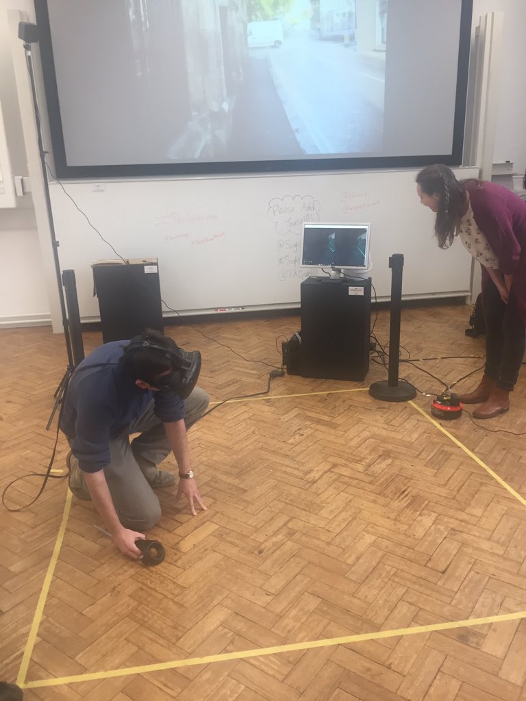 eleonorag1's tweet photo. So nice to see so many delegates engaging with @SightationsTAG gallery #TAGsoton #chalkworkshop #game #VR #whatnext? https://t.co/y1d5ixuJf1