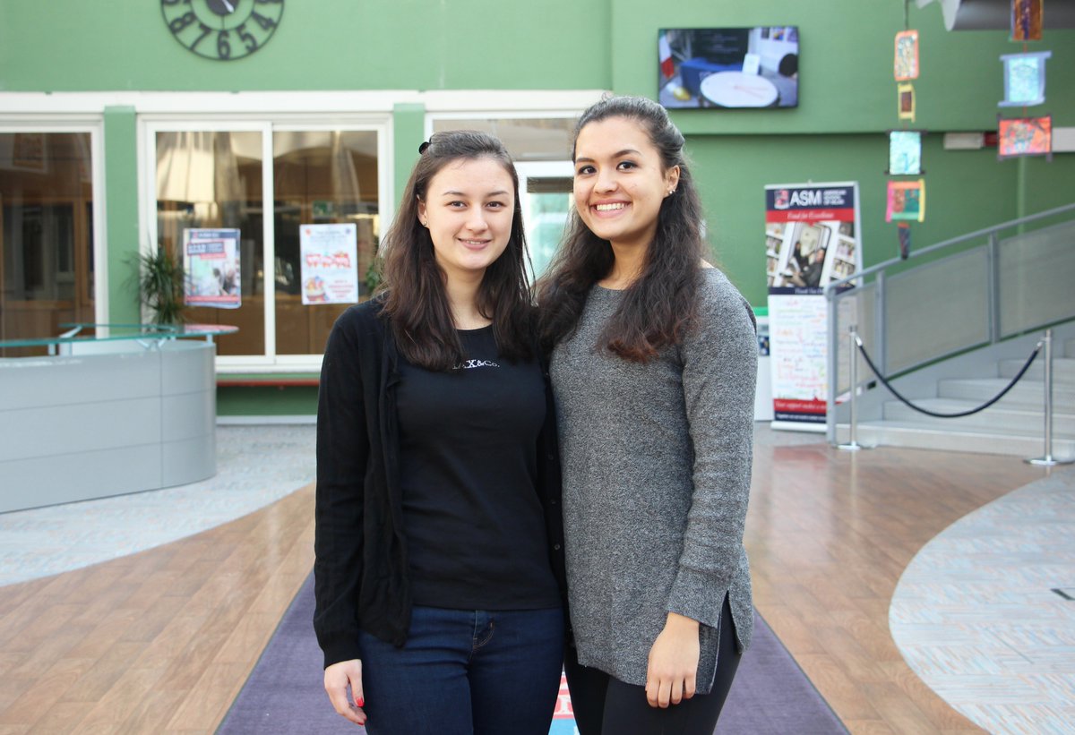 ASMilan's tweet photo. #ASMAlumni Isabella (class of 2012) and Valentina (class of 2014) Antollini came to visit us today! Read more below: https://t.co/CmRFGVtDos https://t.co/wfgpsLExHt