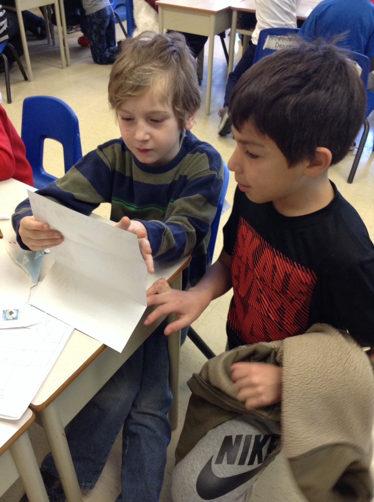 MrsDallasOCSB's tweet image. Reading our Grade 2 buddies' letters from Santa! #Christmas #LearningPartnership @SBAocsb @MissMazzarello