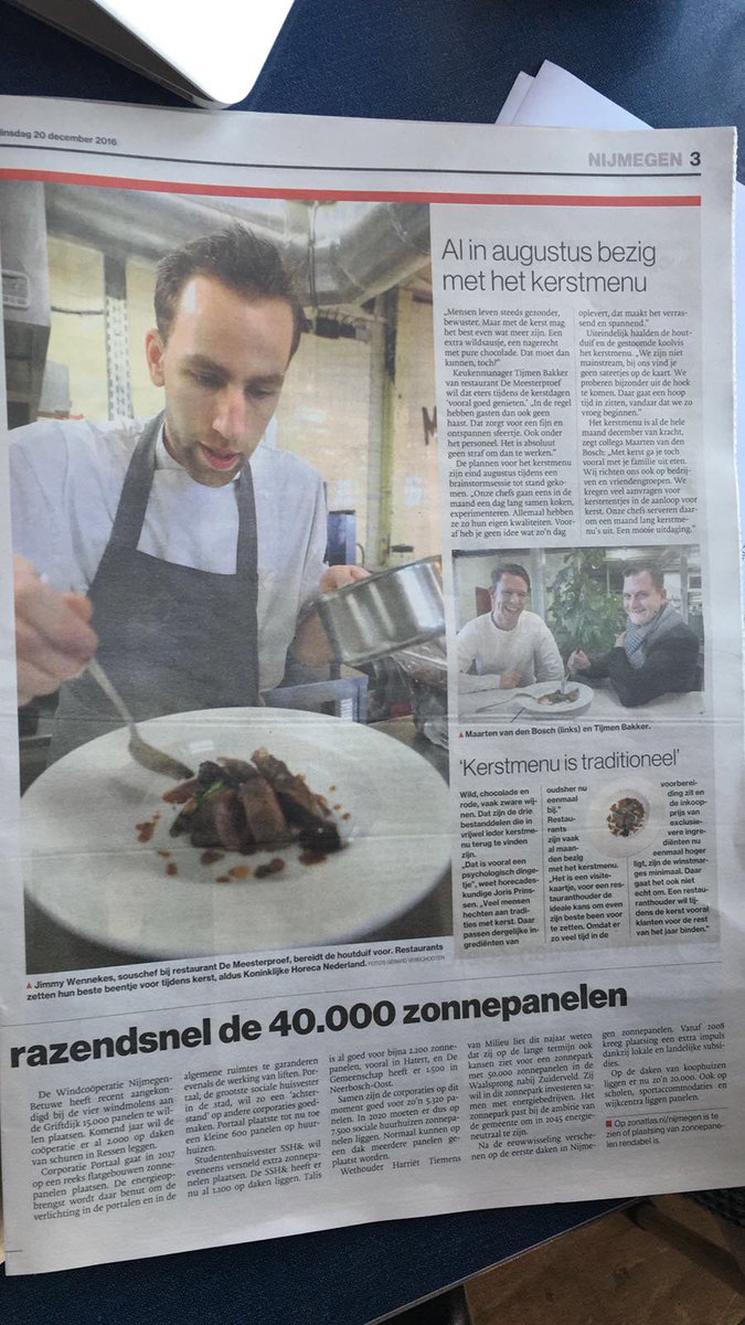 We stonden in de krant! #kerst #passieenambacht De Gelderlander #nijmegen