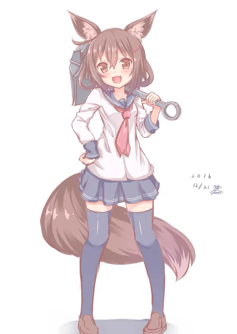 雷ちゃん!ああ^ダメになるんじゃ～
甘えたいですね!
#艦これ版深夜の真剣お絵描き60分一本勝負
#艦これ版真剣お絵描き60分一本勝負_20161221 