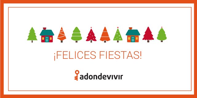 adondevivir's tweet photo. ¡Esperamos que disfruten unas lindas fiestas junto a sus seres queridos y que el año entrante sea todavía mejor! #Adondevivir https://t.co/y7ZIx5nwYN