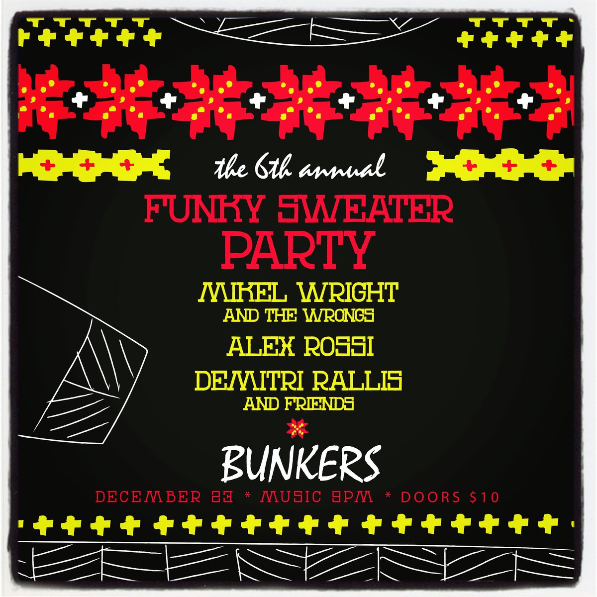 THIS FRIDAY!! #funk #rockandroll #reggae #soulmusic #funkysweaters #mwtws #holidayparty #minneapolis #livemusic #minneapolismusic