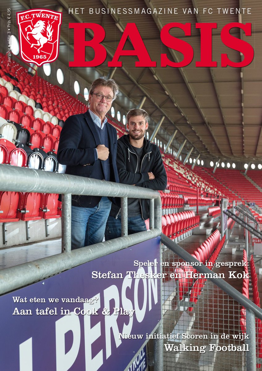 NIEUW: Het businessmagazine van <a href="/fctwente/">FC Twente</a>: BASIS met o.a. Stefan Thesker, Cook &amp; Play en Scoren in de wijk. Check: ow.ly/7lBD307kGdr