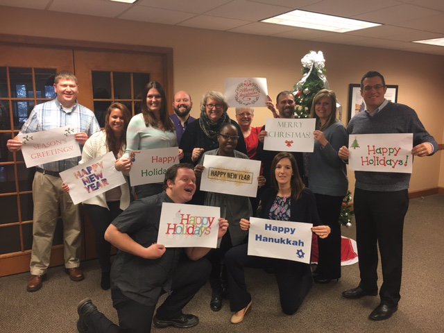 Members of our lending team wishing you a merry and bright holiday season!