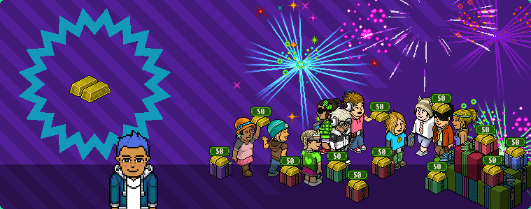 JaviliSinMas's tweet photo. 🎊🎉SORTEO DE FIN DE AÑO - HABBO.ES🎉🎊

🎁PREMIO LINGOTE🎁

🎇Da Rt + Follow y tuitea con el #SorteosJavili2017🎇

‼️Ganador el 30 de Diciembre‼️ https://t.co/vIkHre86LV