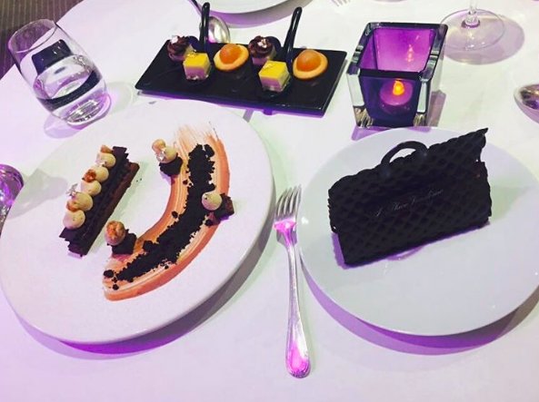 Under the spotlighs : Desserts from 1 Place #Vendôme. #Paris #hotel