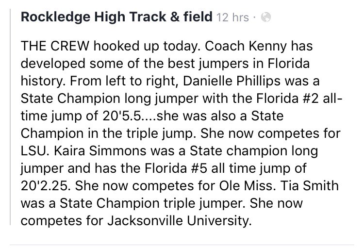 Rockledge_Track's tweet photo. https://t.co/wiHVkY6vZW
