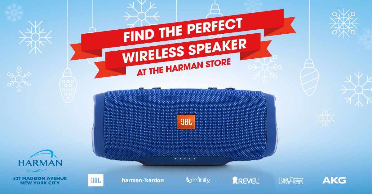 WFAN660's tweet photo. Our expert staff can help find the perfect gifts for your list at the HARMAN Store 527 Madison Ave https://t.co/HWIz1IhS8o #HARMANstore #ad https://t.co/EEc8BI4spD