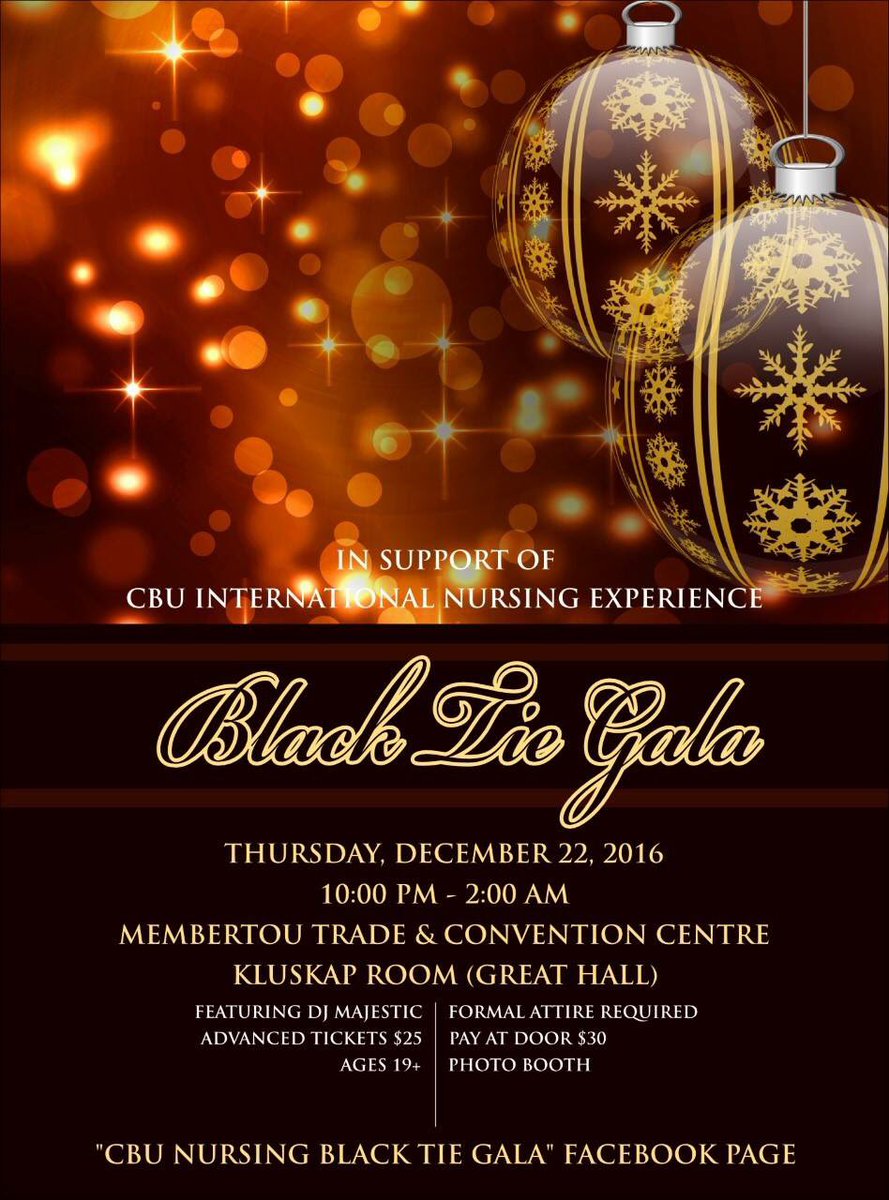 We are at MTCC 'til 3 today (upstairs room) if you're looking to buy gala tickets! 😊 <a href="/cbuniversity/">CBU</a>