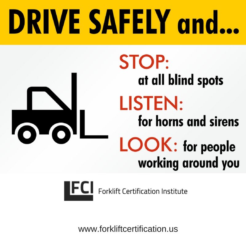 forklift_cert's tweet photo. 3 MAJOR things you need to do! #forklift #forklifttraining #forkliftcertification #safety https://t.co/zPW2UuZ0fG
