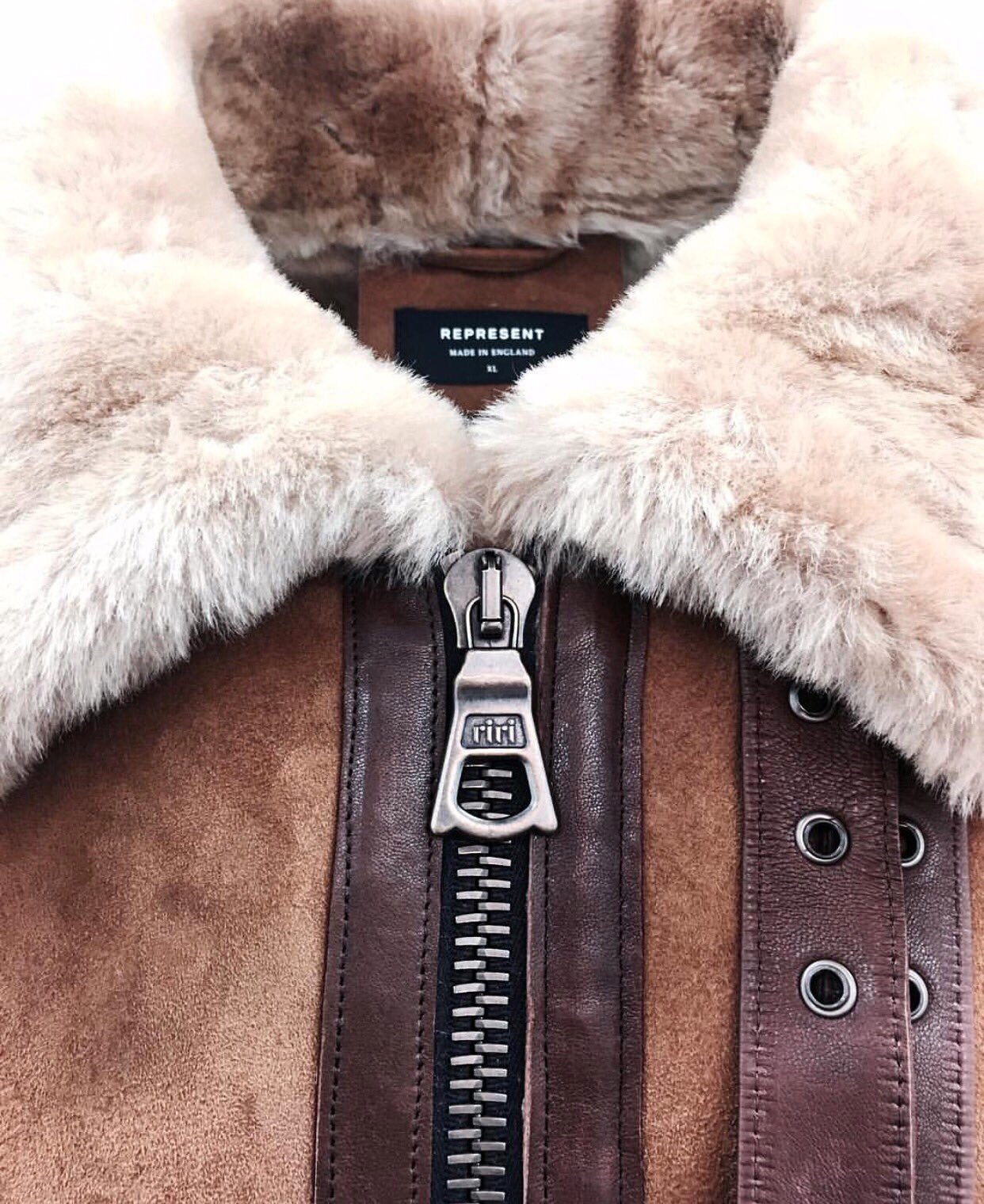 Shearling jacket deals represent