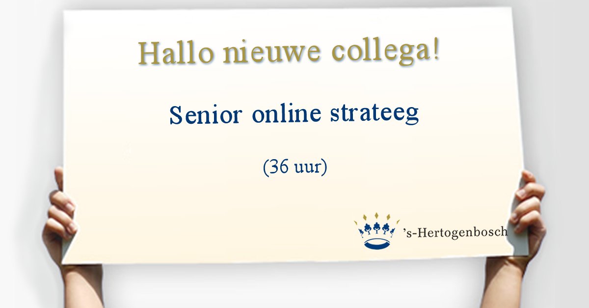 Ben jij de online media-specialist die onze strategie verder gaat uitbouwen? Check de #vacature! shbos.ch/2if7xbR